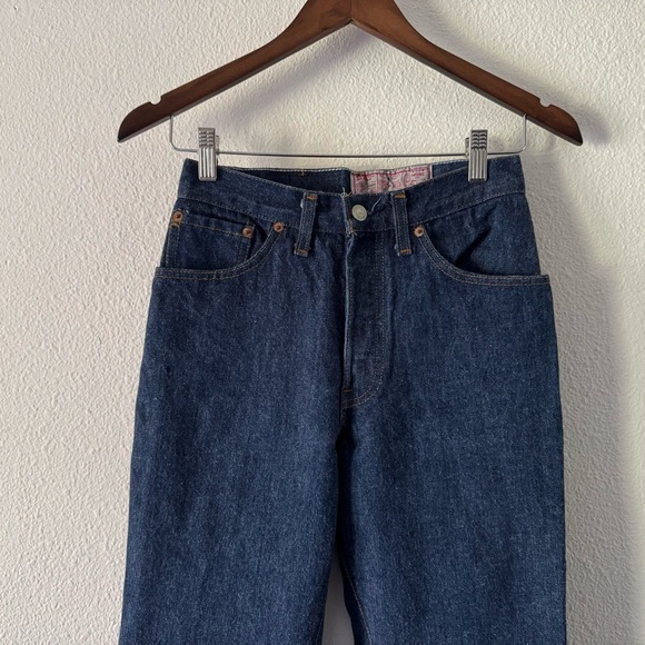 Levi's Vintage Original 501 Button Fly 80’s Rare Blue Jeans High Rise 29 Waist - Picture 6 of 16
